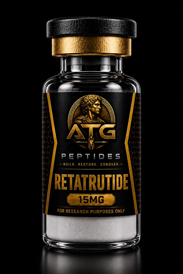 Retatrutide 15mg research compound vial